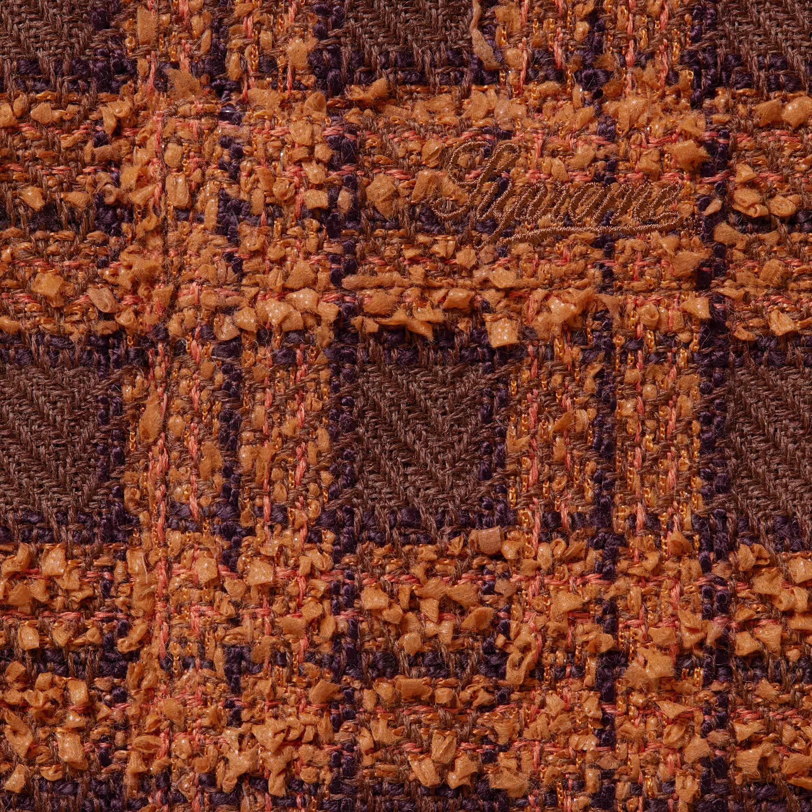 Bouclé Zip Up Shirt view 4